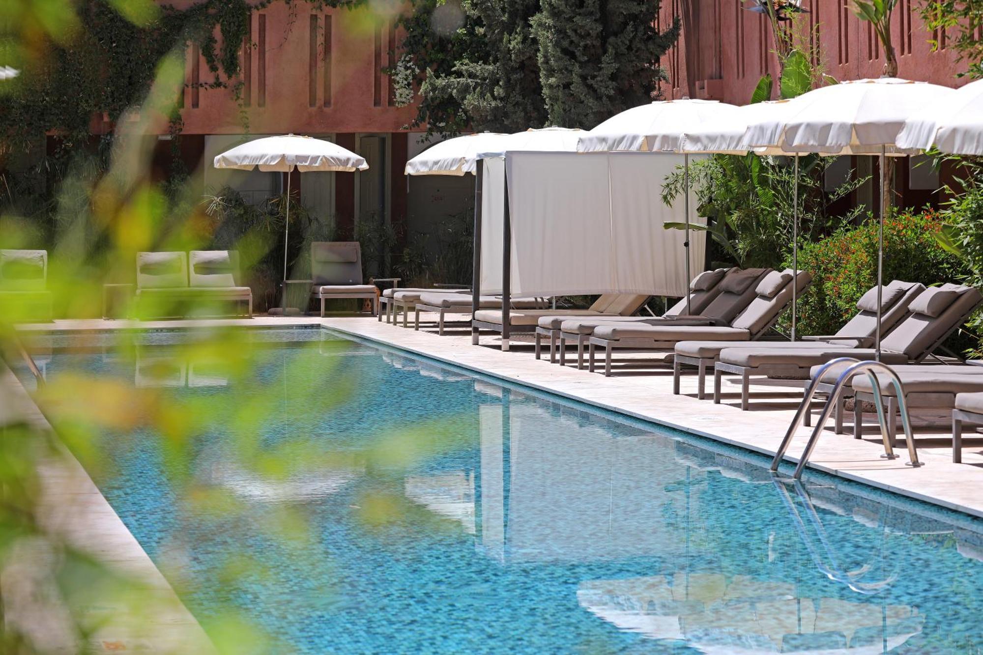 Kenzi Club Agdal Medina Hotel Lahebichate Kültér fotó The swimming pool at the hotel