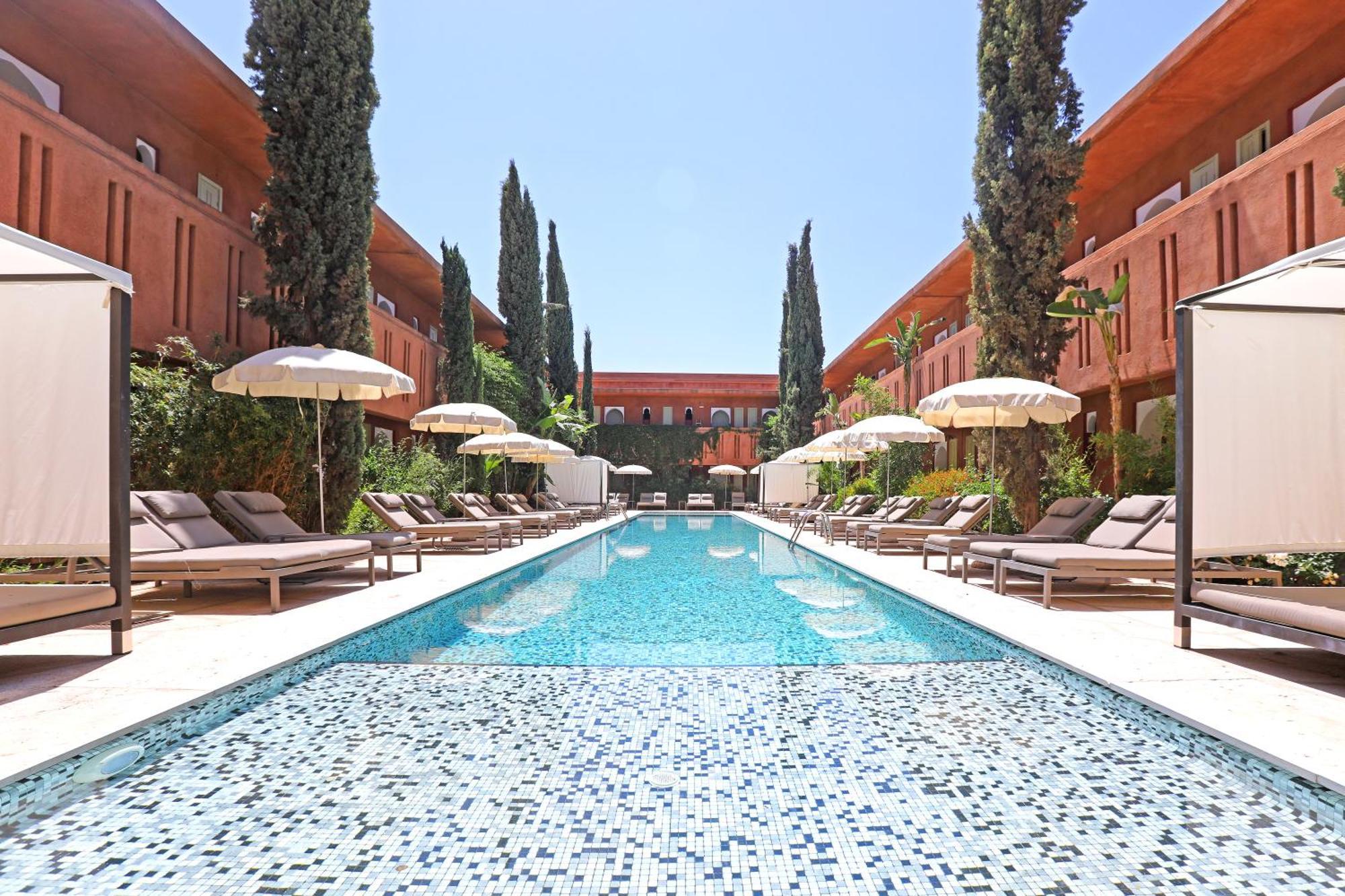 Kenzi Club Agdal Medina Hotel Lahebichate Kültér fotó The swimming pool at the hotel
